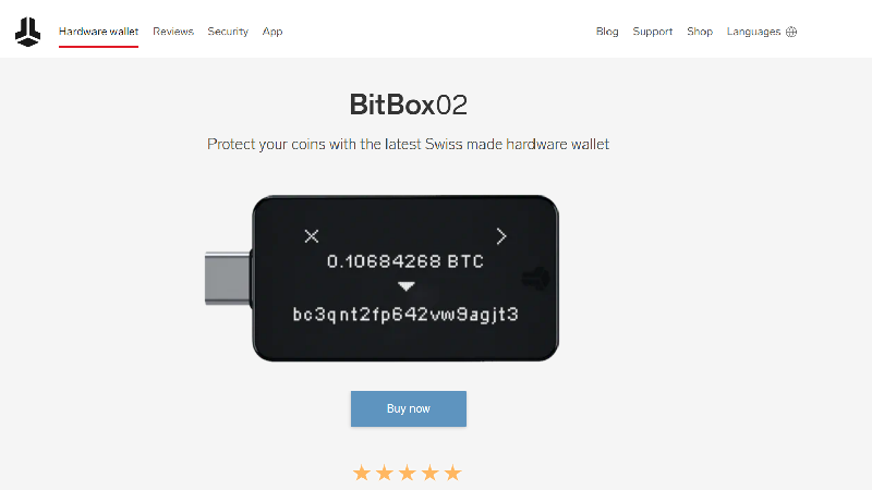 BitBox02 anonym kryptolommebok uten KYC.