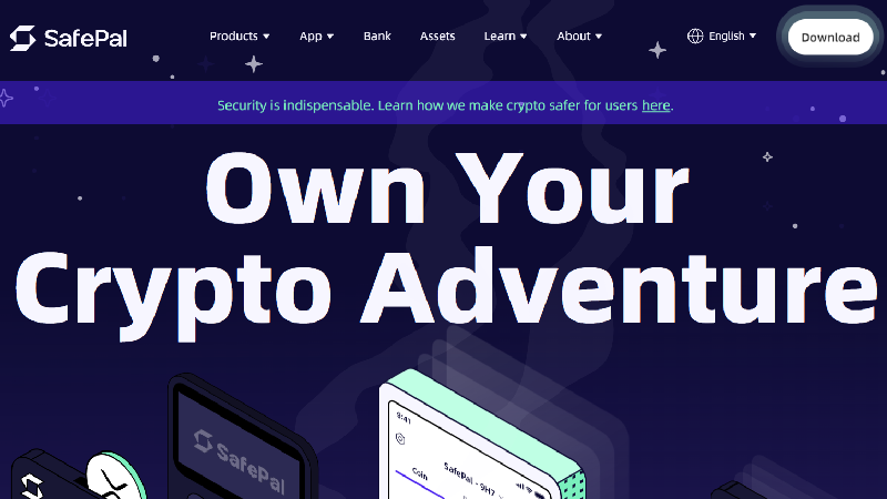 SafePal anonym kryptolommebok uten KYC.
