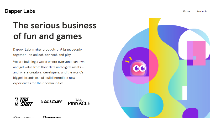 Dapper labs blockchain spillutviklingstjenester