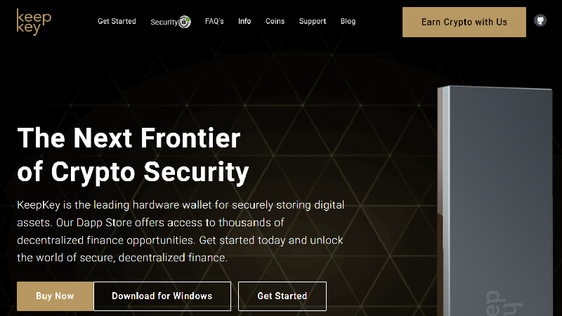 KeepKey Crypto Wallet.
