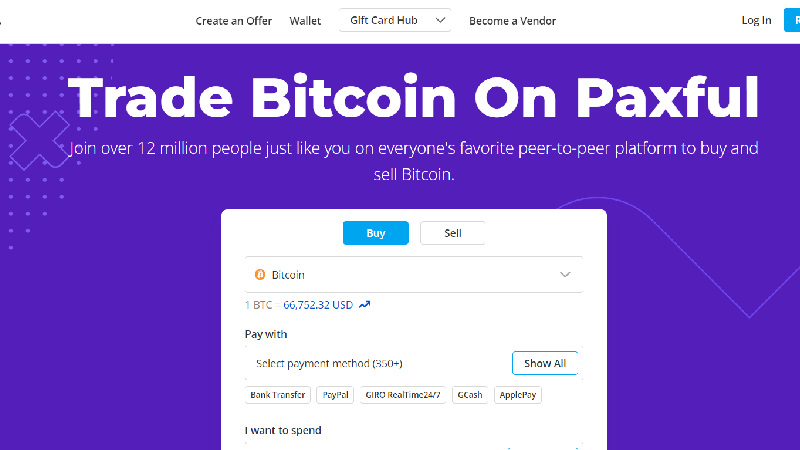 Paxful-p2p-handelsplattform.