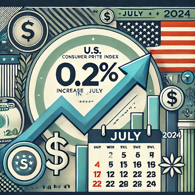 KPI i USA økte med 0,2 % i juli, som forventet