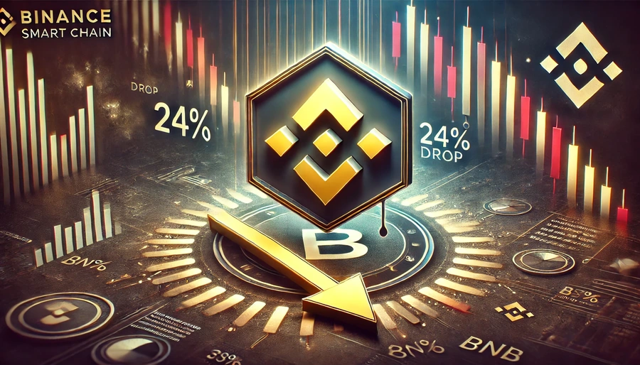 BSC-nettverksvolumene har gått ned 24 % på en uke